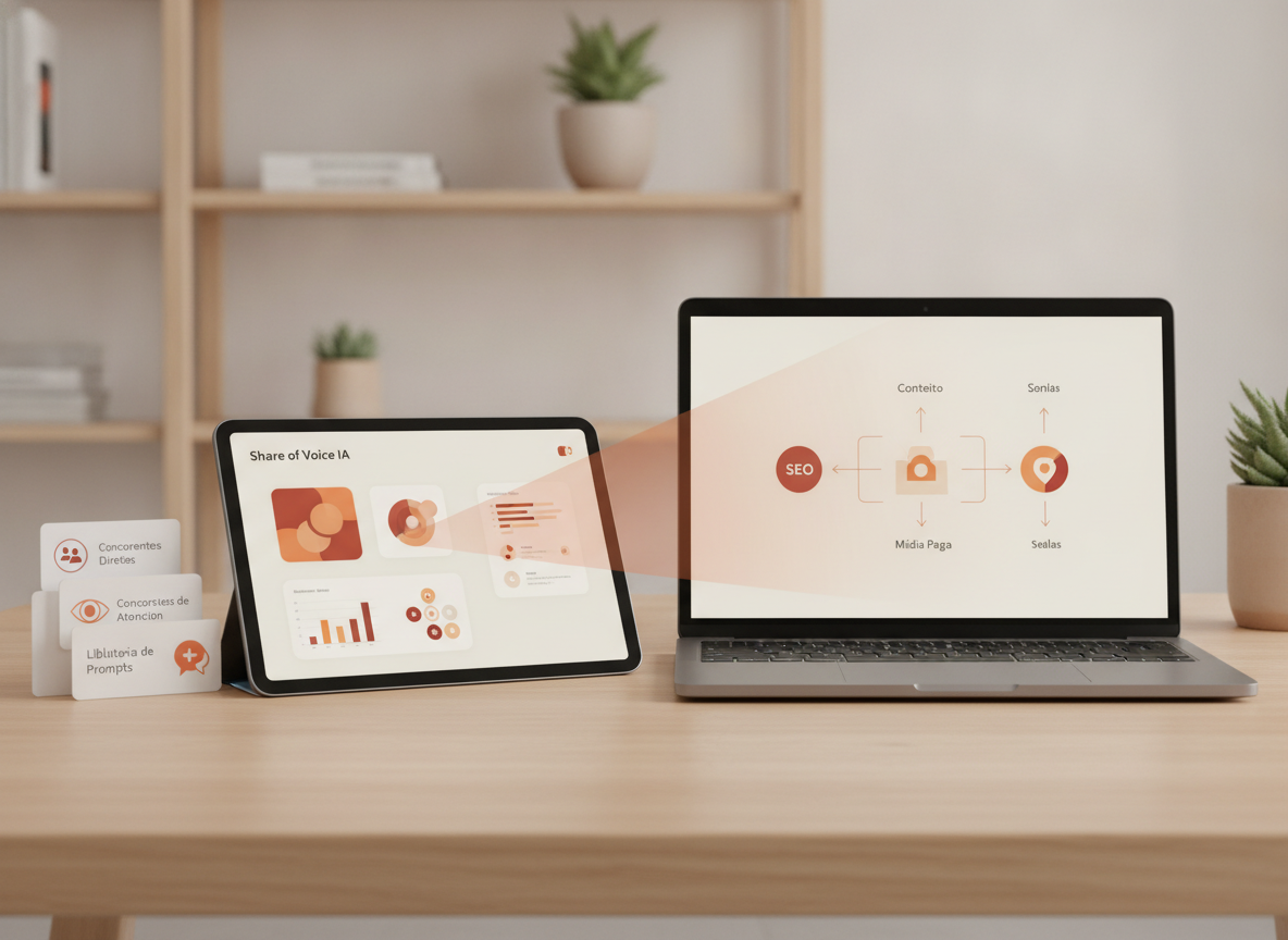 Como colocar Share of Voice em IA no seu processo de marketing?